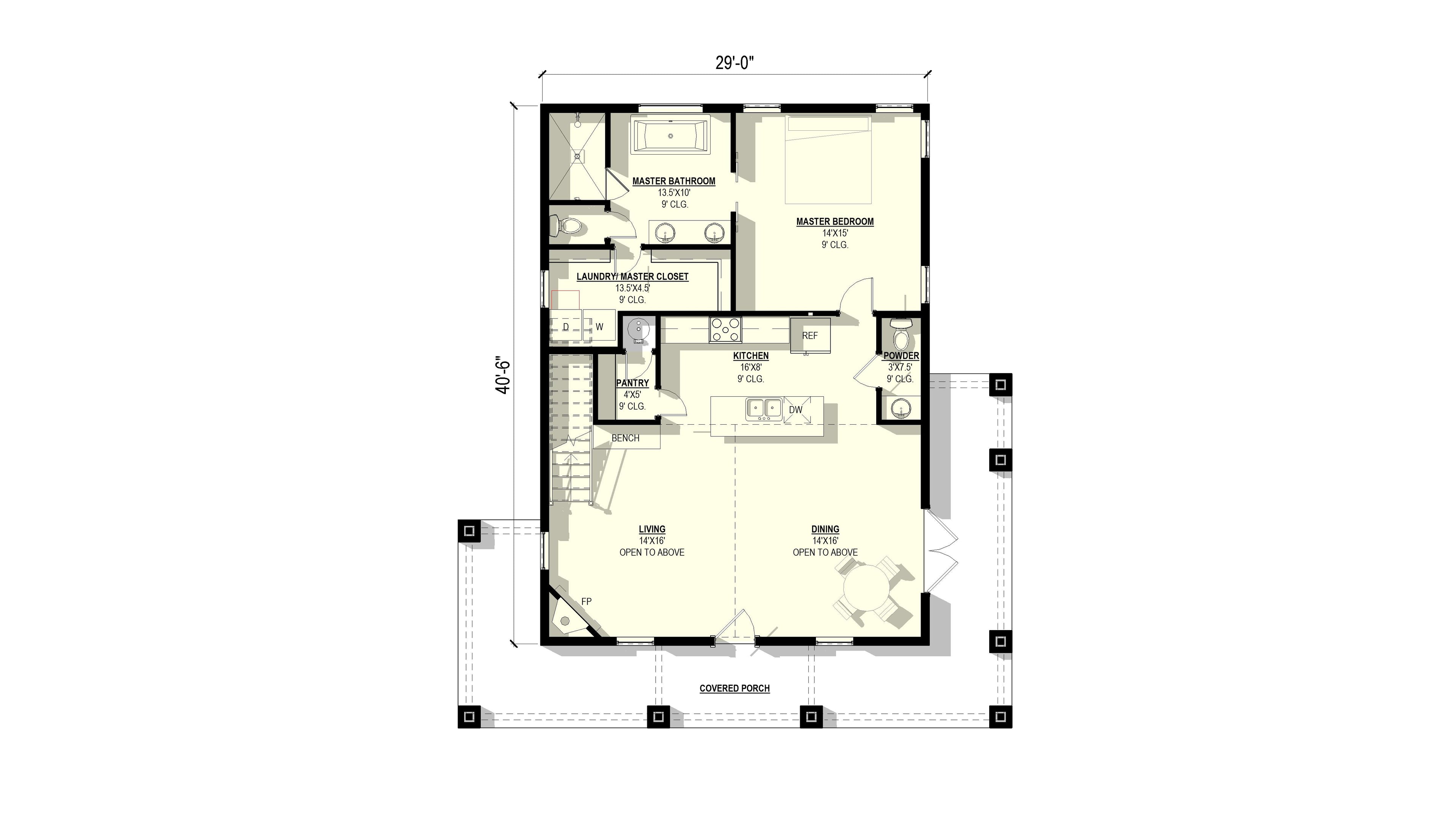 Pinecrest Plan (3/2.5/0 1,839 SF)