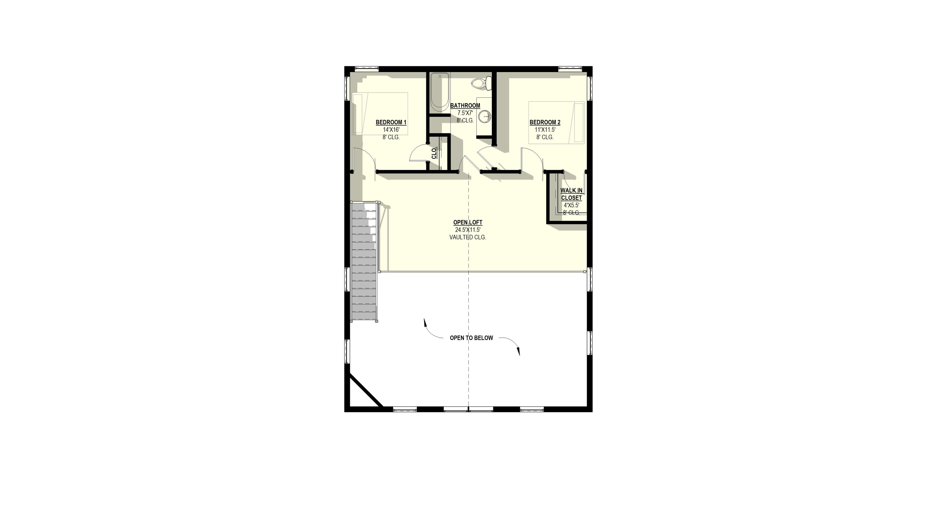 Pinecrest Plan (3/2.5/0 1,839 SF)
