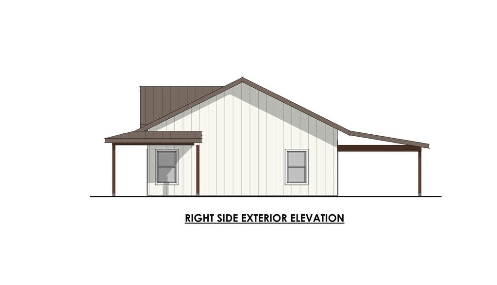 Ponderosa Pine Plan (3/2/0 1,560 SF)