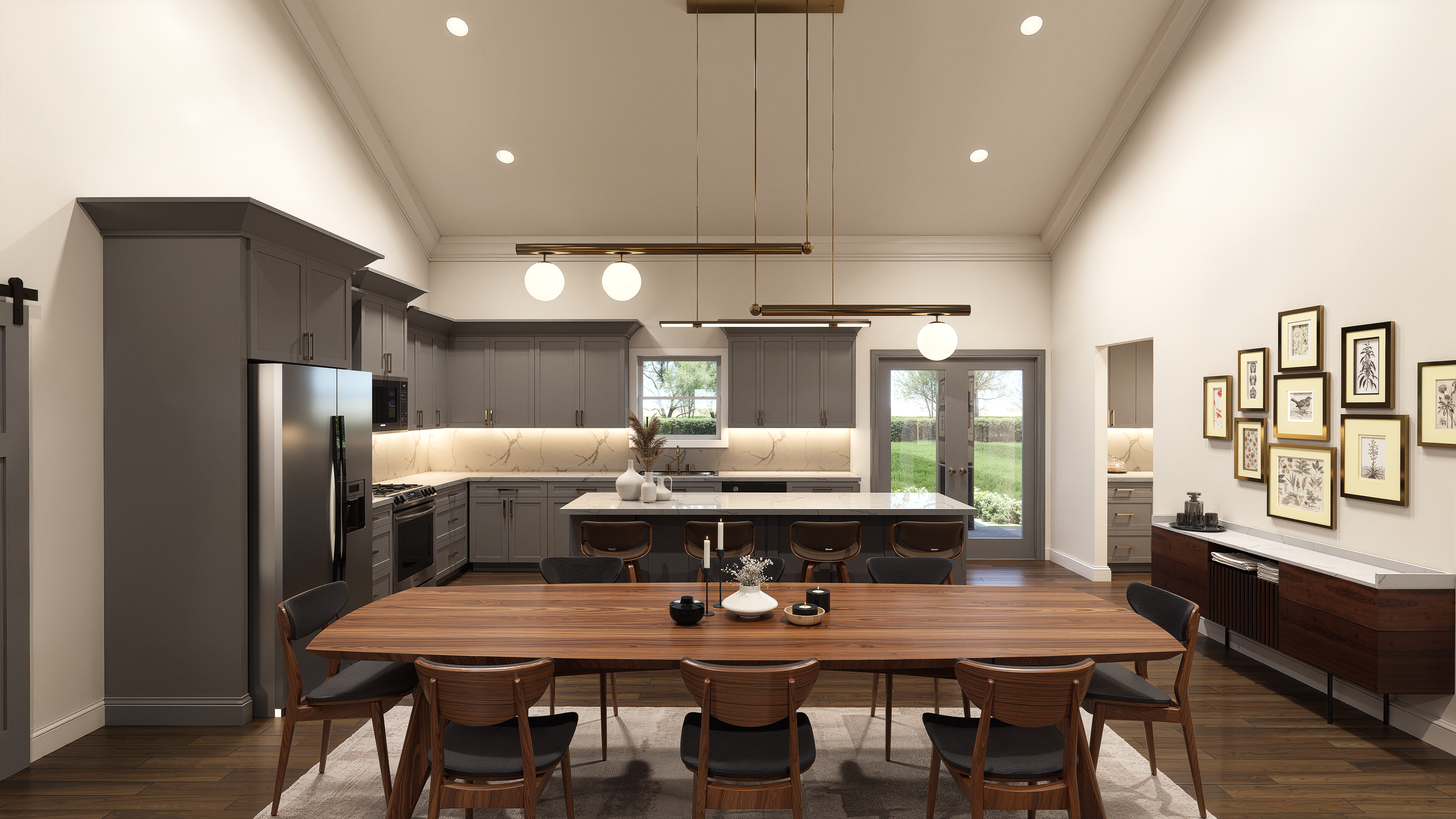 Aspen #1 Plan (4/2.5/2 2,243 SF)