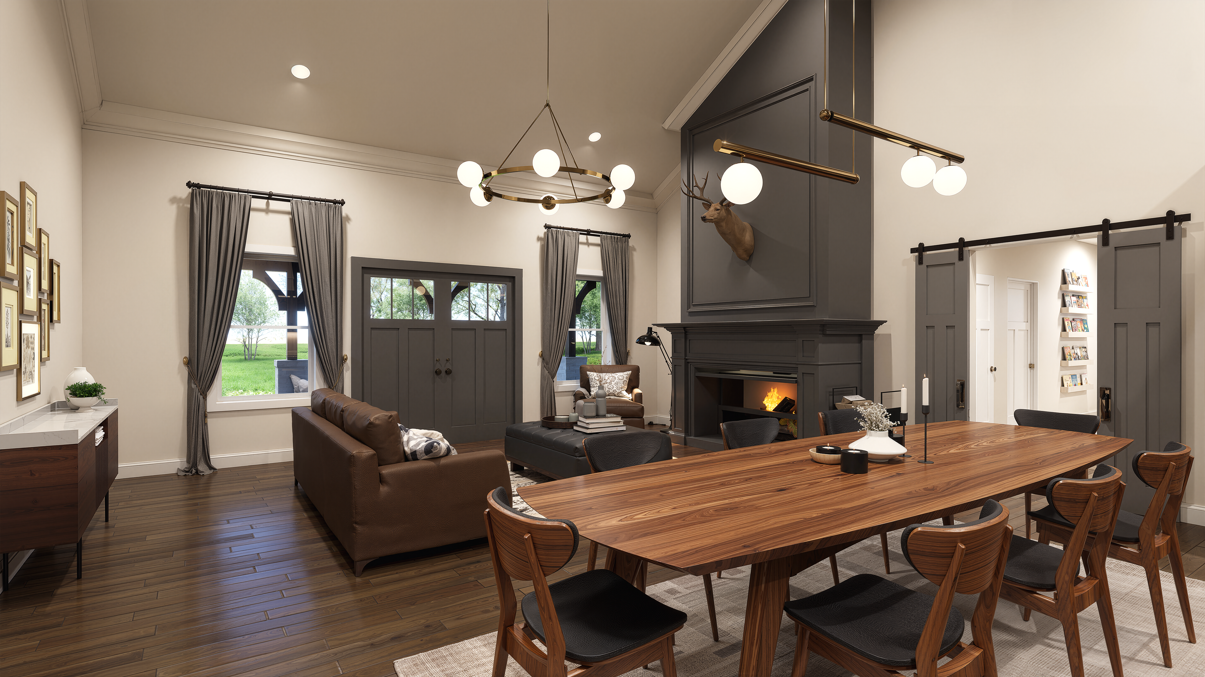 Aspen #1 Plan (4/2.5/2 2,243 SF)