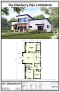 Elderberry #2 Plan (3/2/0 1,275 SF)