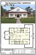 Sycamore #1 Plan (4/2/0 2,000 SF)