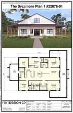 Sycamore #1 Plan (4/2/0 2,000 SF)