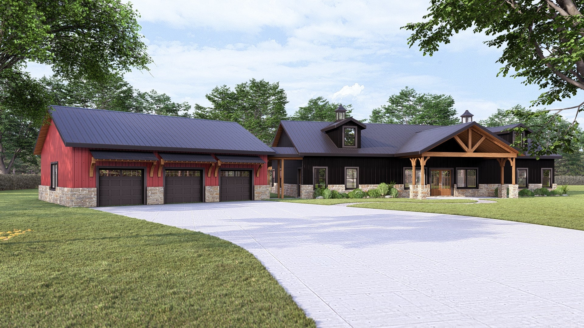 Aspen #3 Plan (4/2.5/4 2,663 SF)