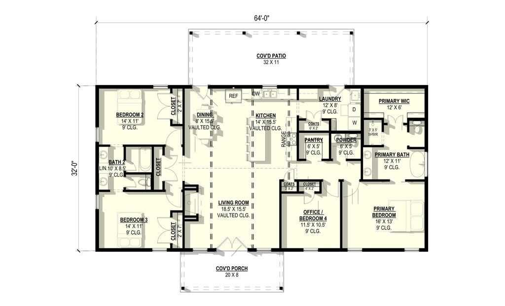 Birch Plan (4/2.5/0 2,048 SF)