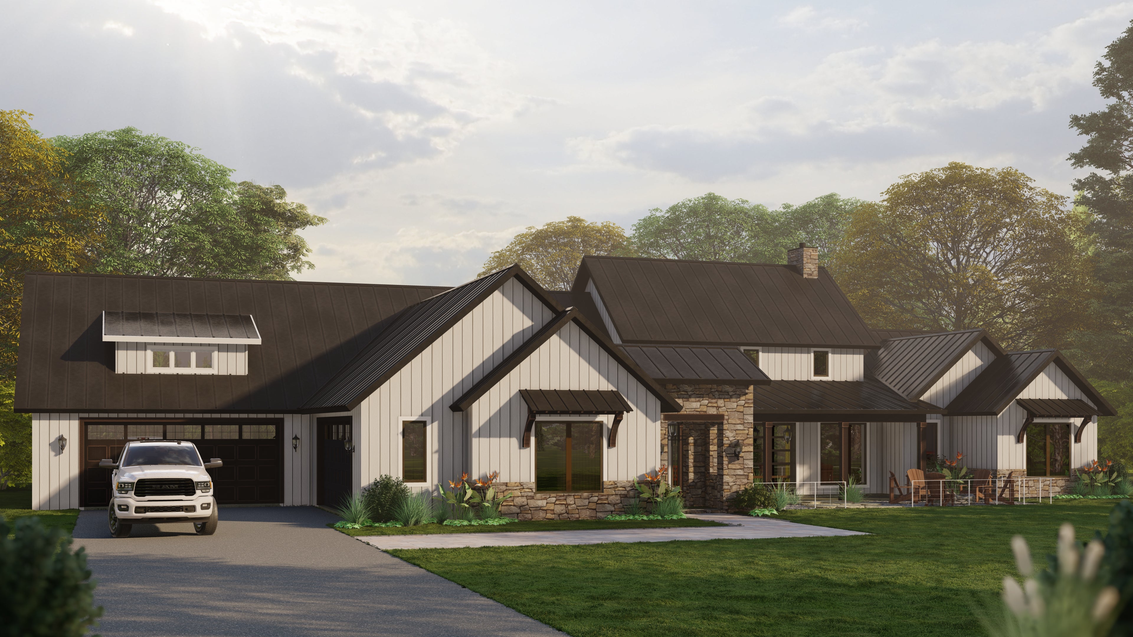 African Violet Plan (3/3.5/4 3,370 SF)