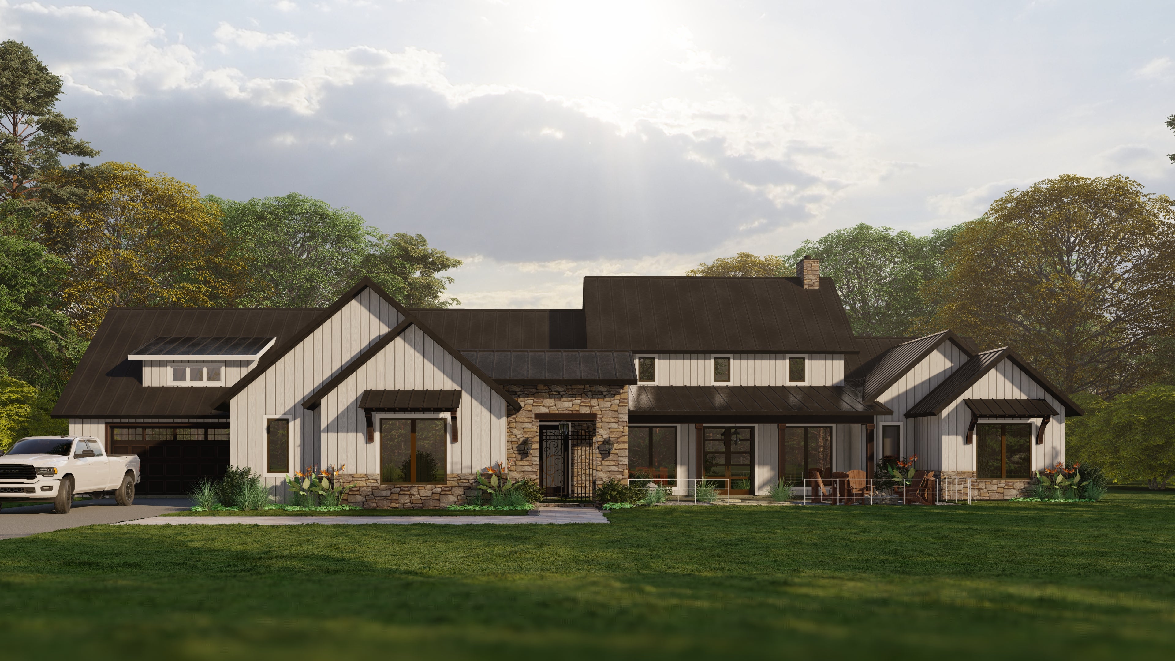 African Violet Plan (3/3.5/4 3,370 SF)