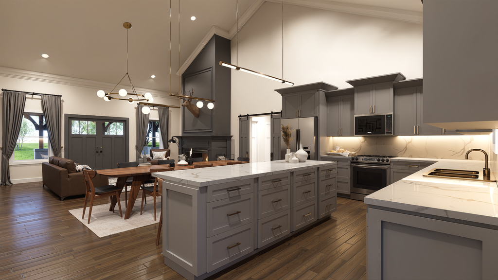 Aspen #1 Plan (4/2.5/2 2,243 SF)