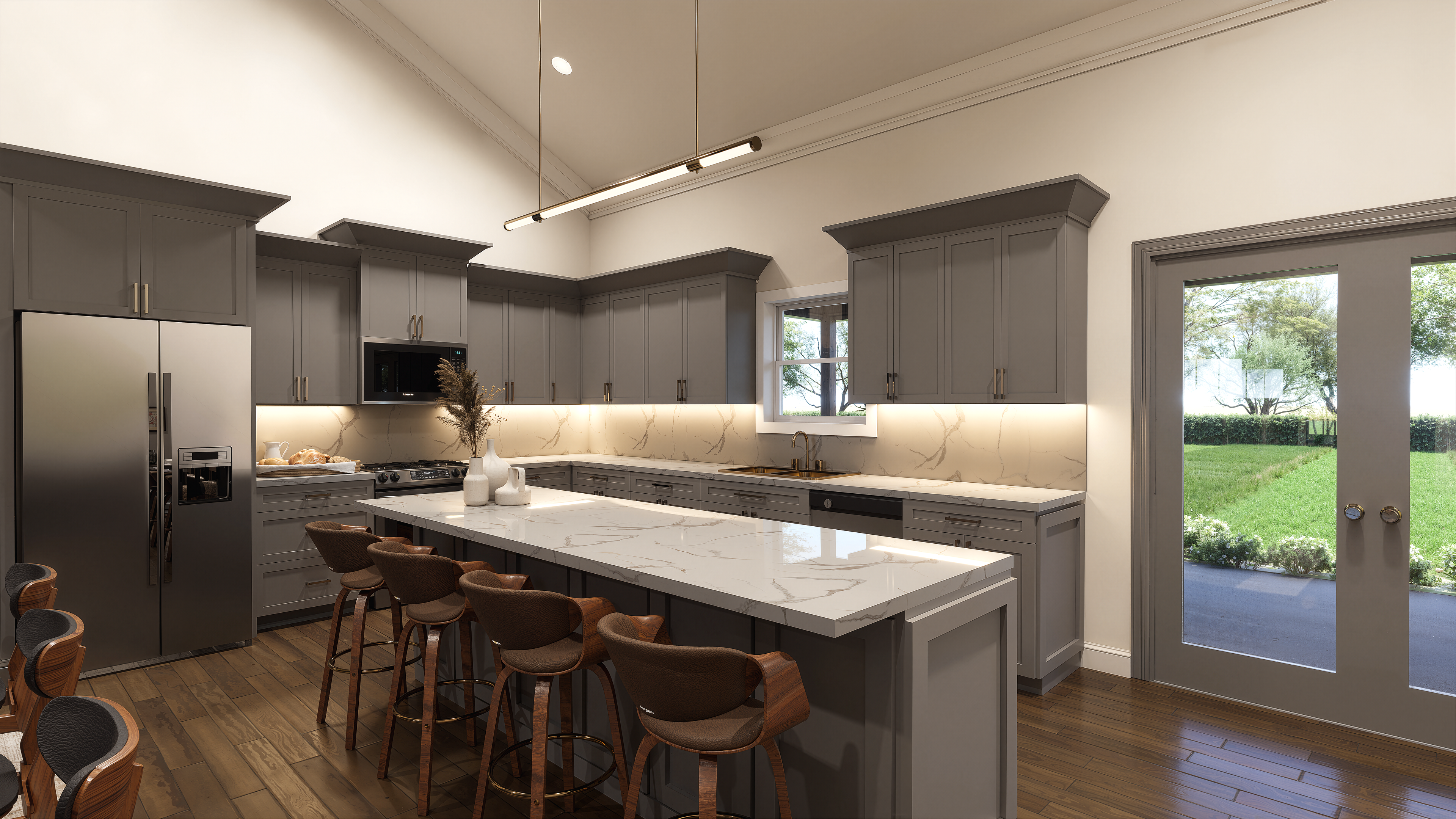 Aspen #1 Plan (4/2.5/2 2,243 SF)