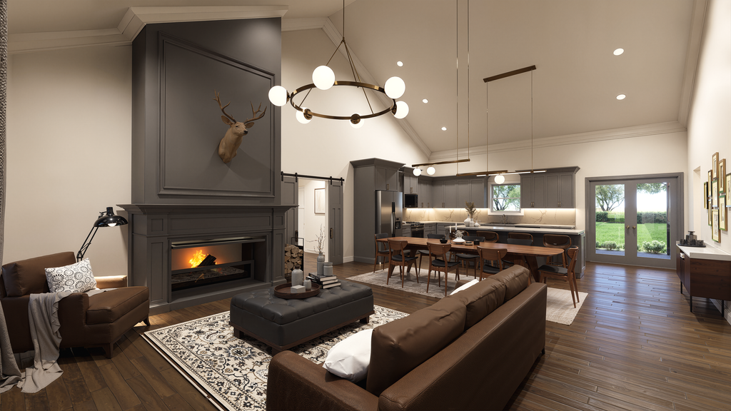 Aspen #1 Plan (4/2.5/2 2,243 SF)