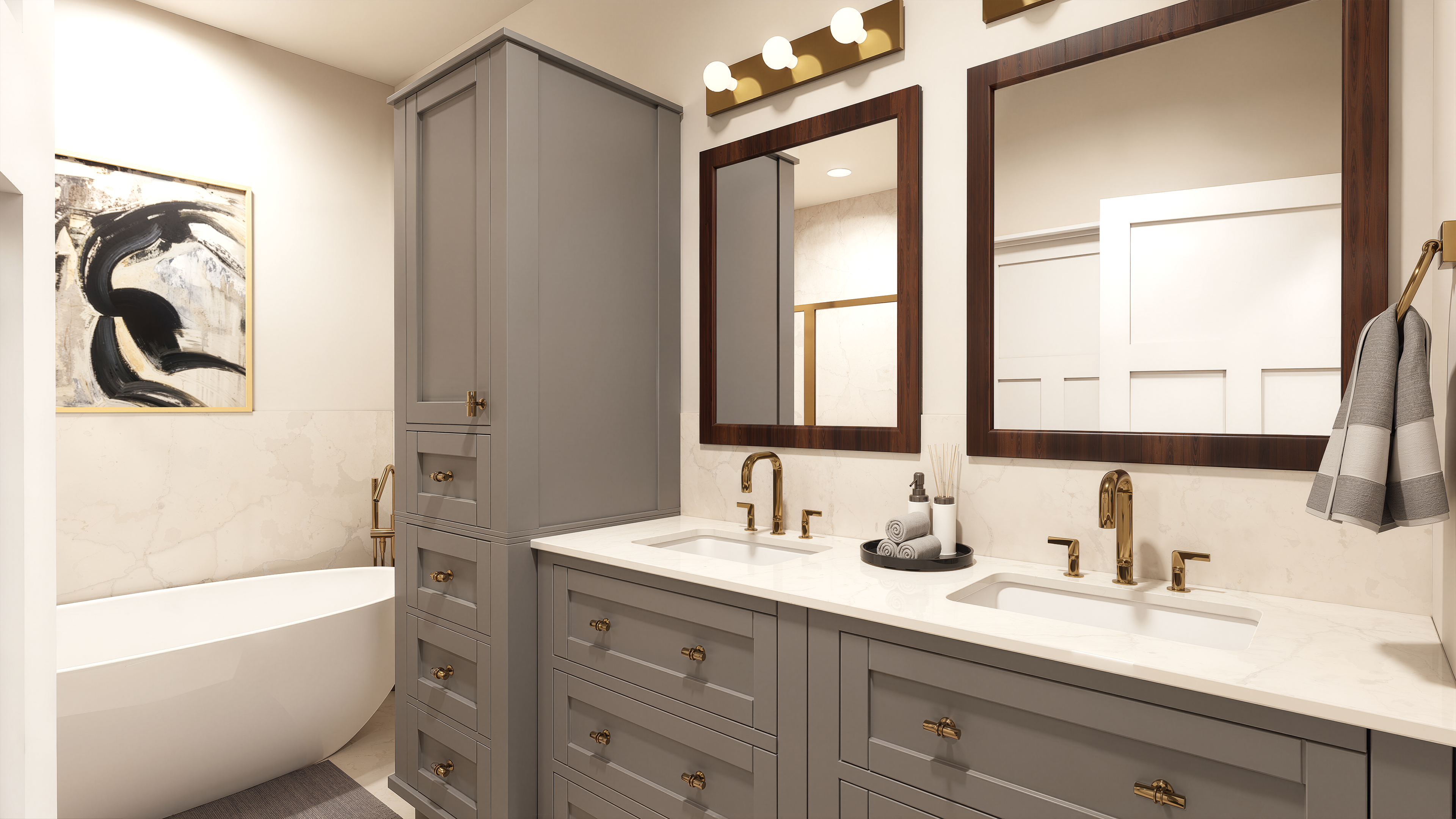 Aspen #1 Plan (4/2.5/2 2,243 SF)