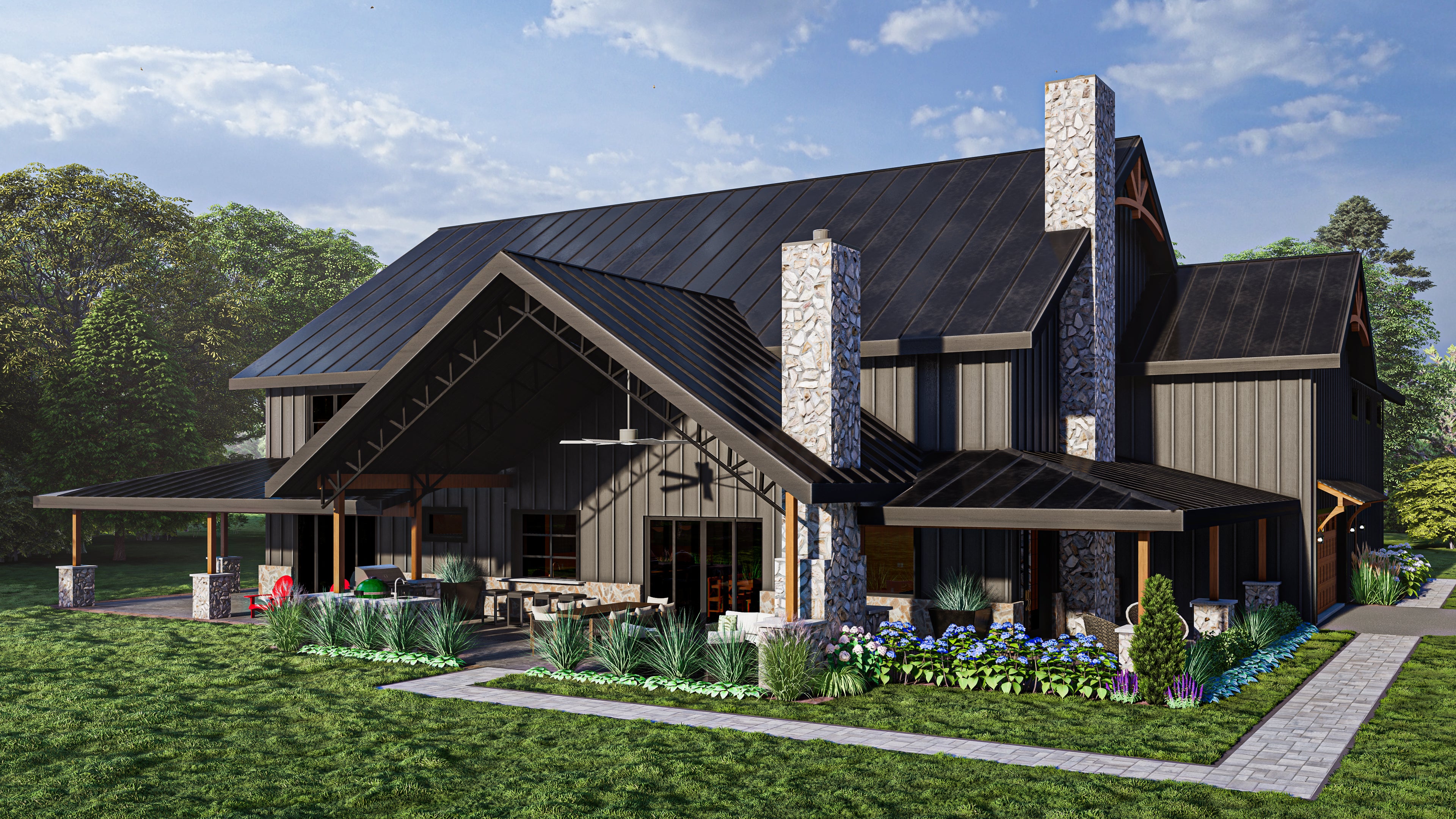 Gaillardia #1 Plan (5/4/2 7,605 SF)