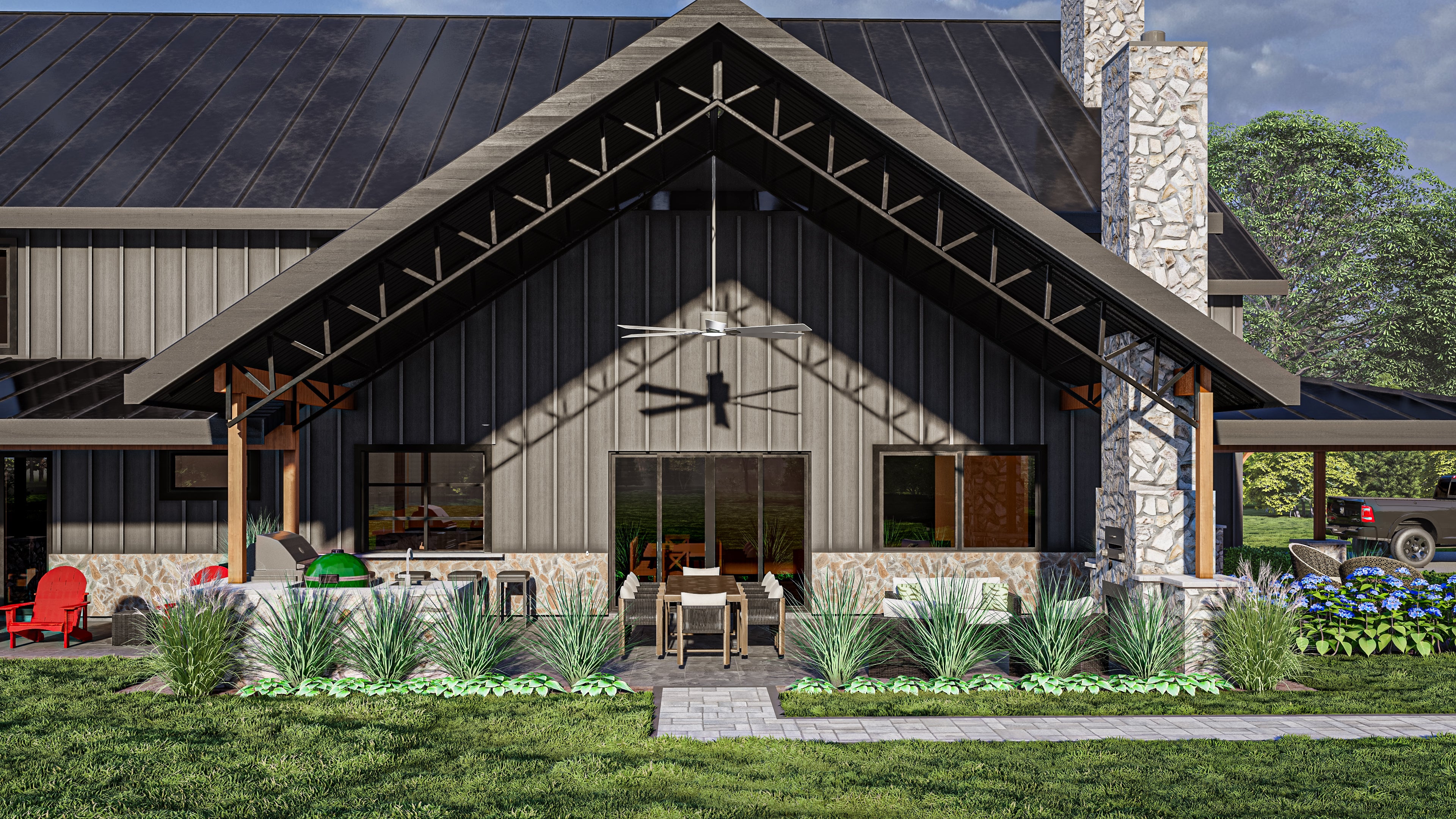 Gaillardia #1 Plan (5/4/2 7,605 SF)
