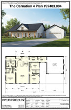 Carnation 4 Plan (3/2/2 2,090 SF)