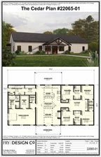 Cedar #1 Plan (5/3.5/0 2,625 SF)