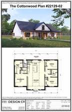 Cottonwood #2 Plan (3/2/0 1,784 SF)