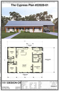 Cypress #1 Plan (3/2/0 1,976 SF)