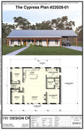 Cypress Plan #1 (3/2/0 1,976 SF)