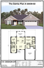 Dahlia 2 Plan (3/2/2 1,535 SF)