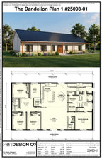 Dandelion #1 Plan (4/2.5/0 2,800 SF)