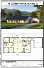 Dandelion #2 Plan (4/2.5/2 2,884 SF)