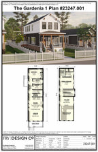 Gardenia #1 Plan (2/2/0 1,308 SF)