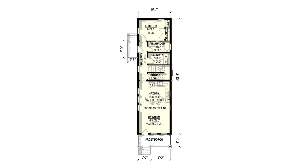 Gardenia 1 Plan (2/2/0 1,308 SF)