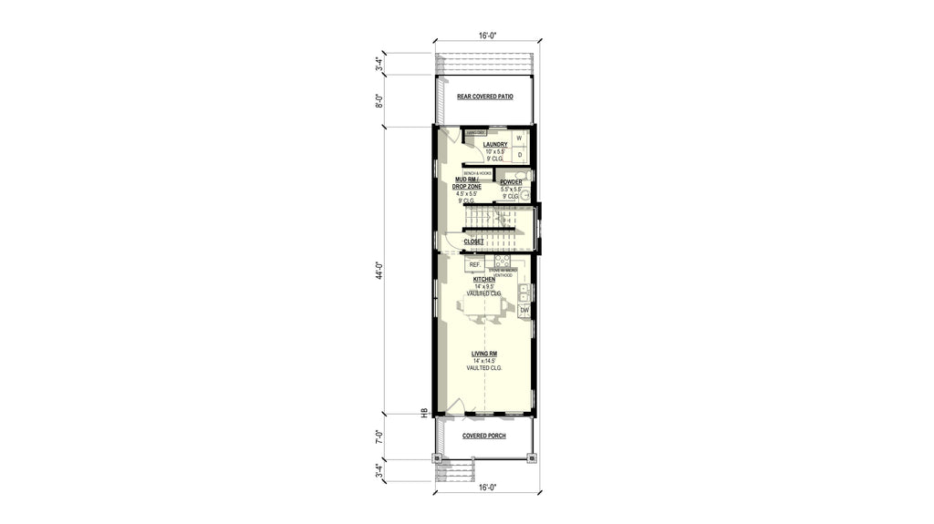 Gardenia 2 Plan (2/2.5/0 1,268 SF)
