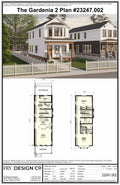 Gardenia #2 Plan (2/2.5/0 1,268 SF)