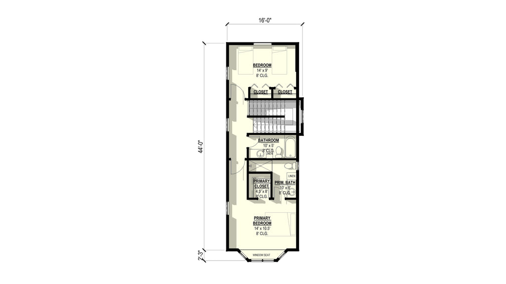 Gardenia 2 Plan (2/2.5/0 1,268 SF)