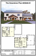 Greenbriar Plan (3/4/3 3,184 SF)