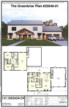 Greenbriar Plan (3/4/3 3,184 SF)