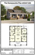 Honeysuckle Plan (3/2/0 1,364 SF)