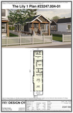 Lily 1 Plan (2/2/0 1,032 SF)
