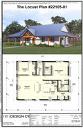 Locust Plan (2/2/0 1,200 SF)