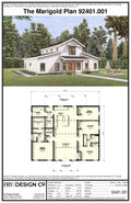 Marigold Plan (4/2.5/0 2,000 SF)