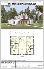 Marigold Plan (4/2.5/0 2,000 SF)