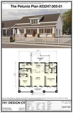 Petunia Plan (2/2/0 988 SF)