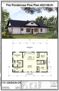 Ponderosa Pine Plan (3/2/0 1,560 SF)