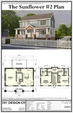 Sunflower 2 Plan (2/2.5/0 1,364 SF)