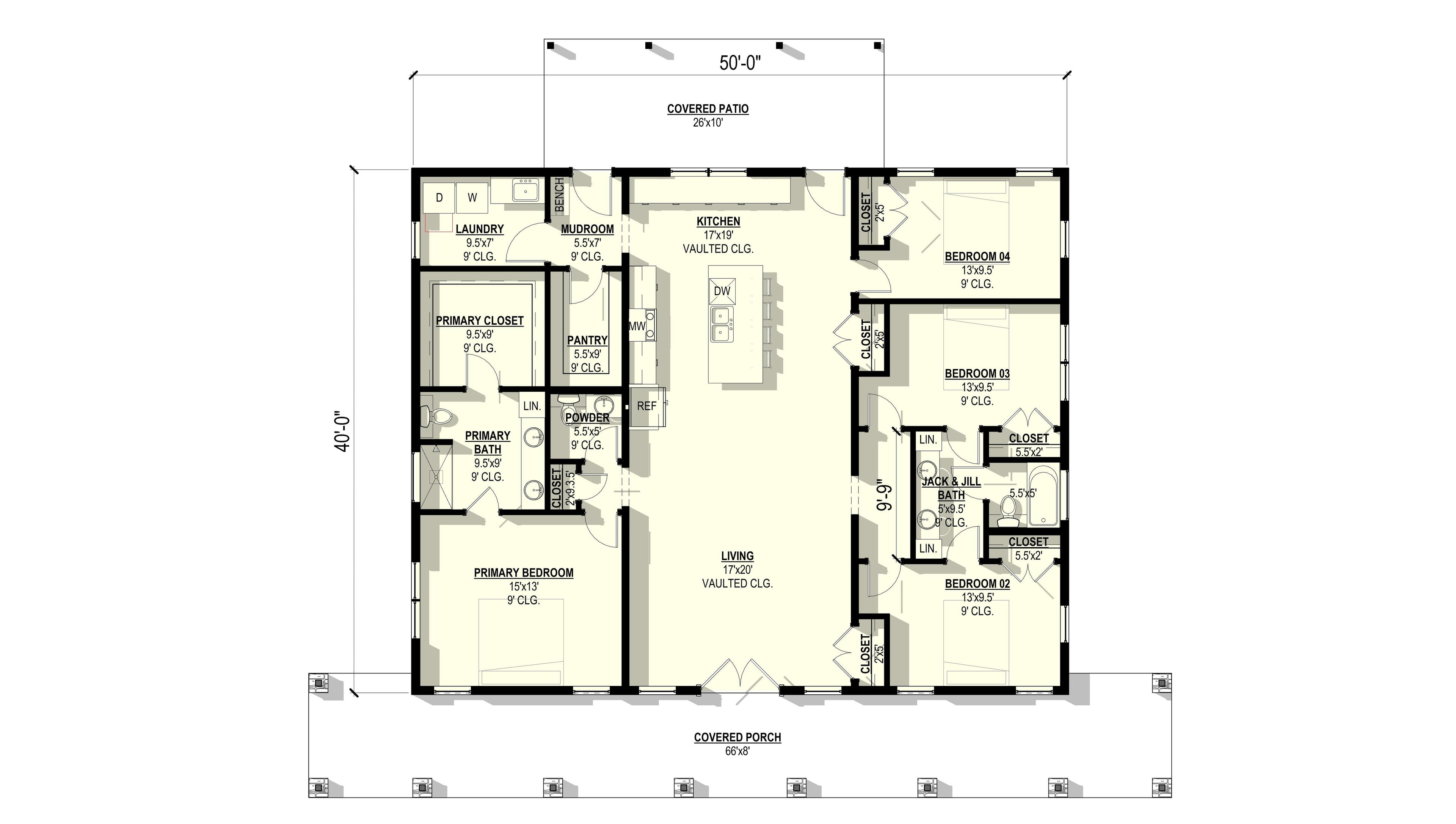 Tiger Lily Barndominium House Plan