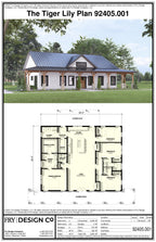 Tiger Lily Plan (4/2.5/0 1,500 SF)