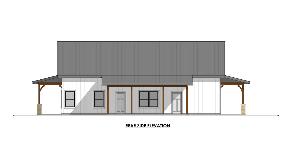 Tiger Lily Barndominium House Plan