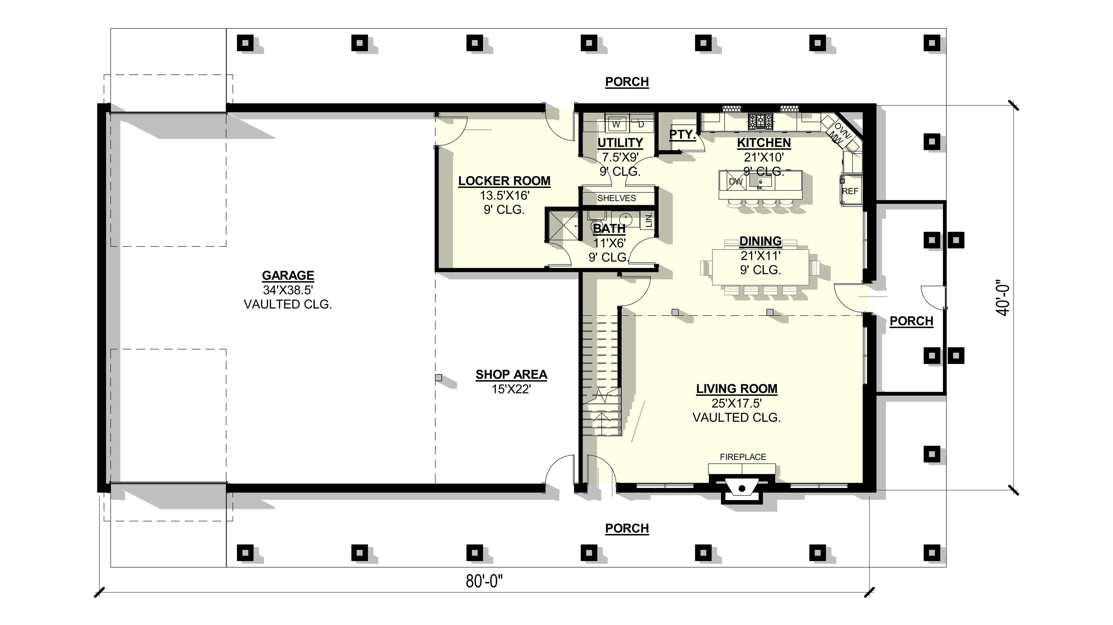 Bellflower Plan (3/3/2 2,724 SF)