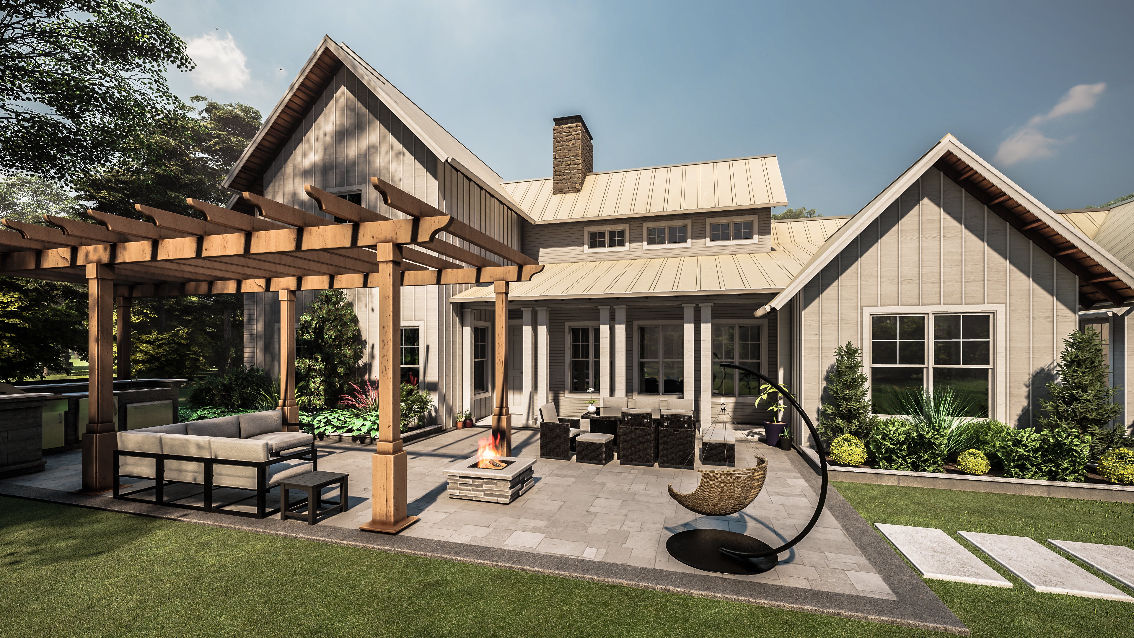 PLAN 3102 (4/3.5/3 3,102 SF)