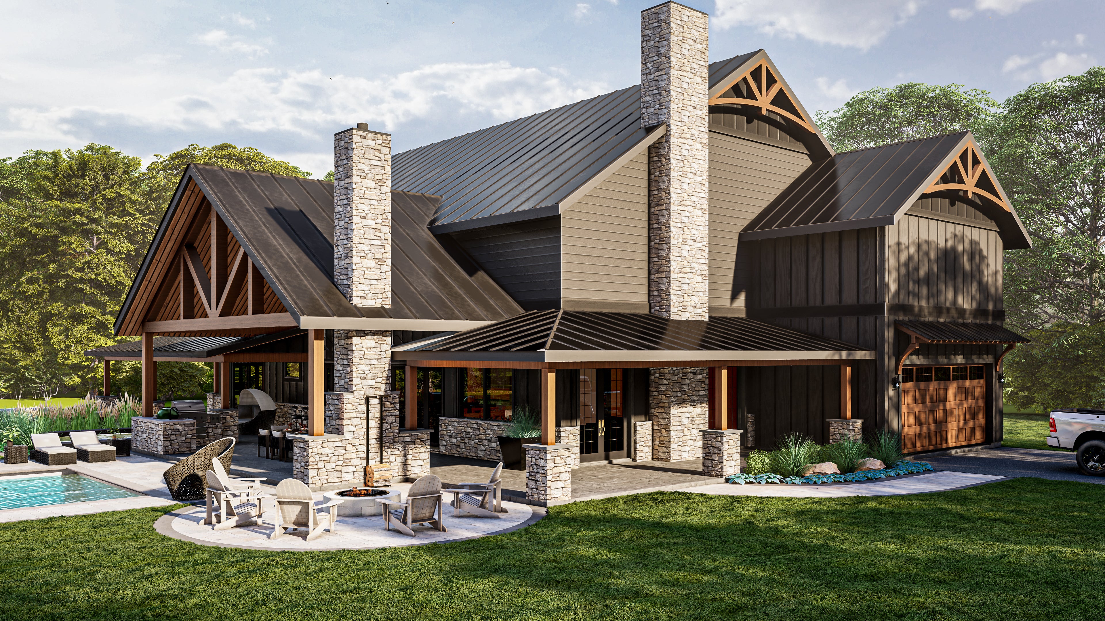 Gaillardia #2 Plan (4/4.5/2 4,308 SF)