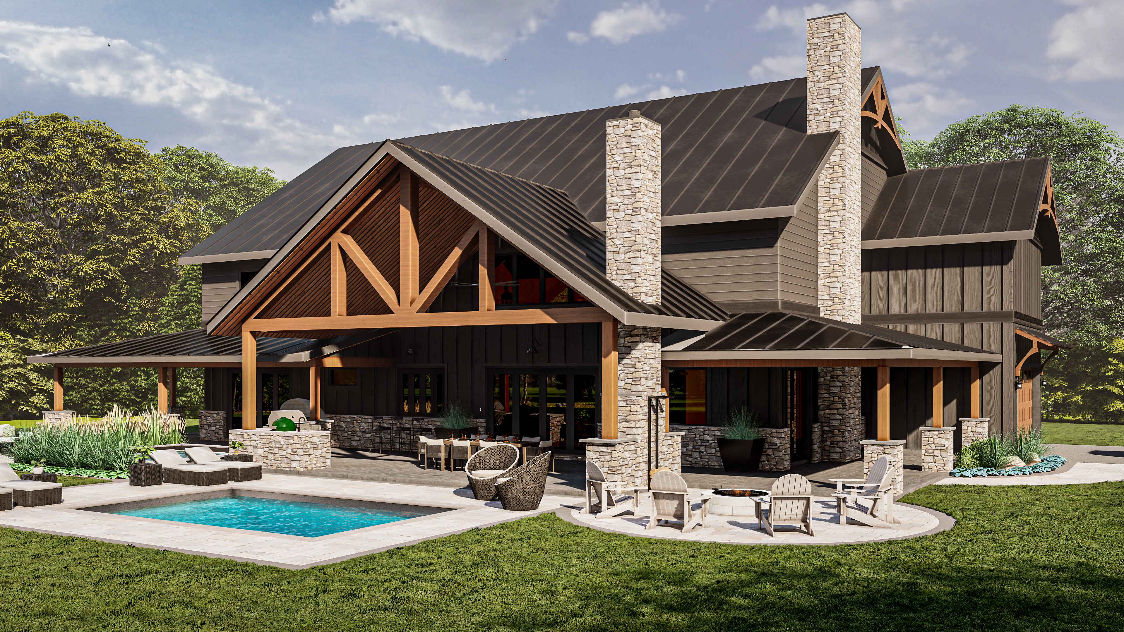 Gaillardia #2 Plan (4/4.5/2 4,308 SF)